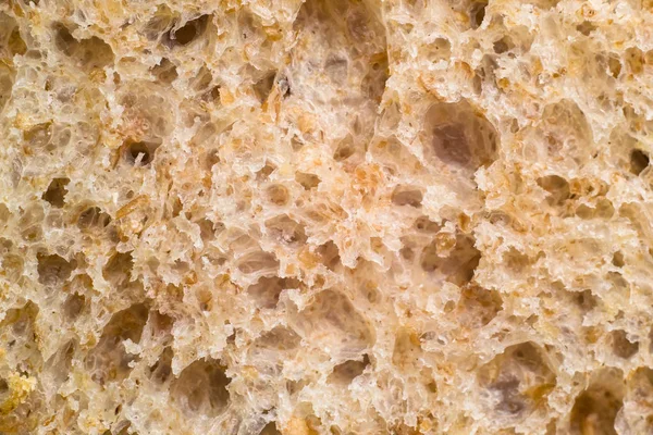 Textura de pão marrom, fundo macro detalhado — Fotografia de Stock