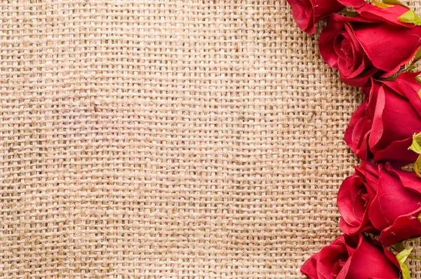 Rosas vermelhas, convite de casamento, dia das mulheres — Fotografia de Stock