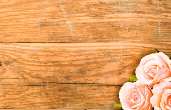 Fundo com rosas, convite de casamento, cartão de dia das mulheres — Fotografia de Stock