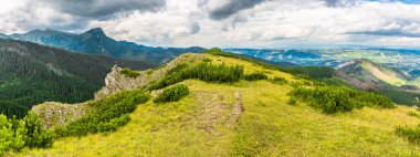 Manzara panoramik dağ dağ,