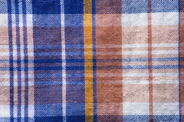 Textil textura de la camisa a cuadros, fondo —  Fotos de Stock