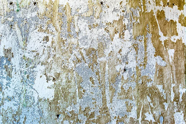 Texture blanche du mur avec peinture pelée, fond — Photo