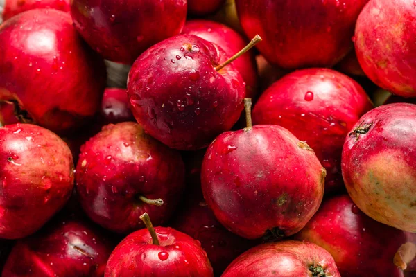 Kırmızı elma arka plan, taze elma meyve, doğal textu yığını