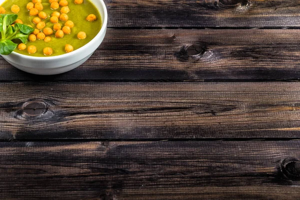 Broccoli soup, cooking homemade, vegan diet concept