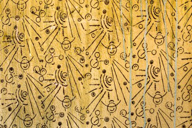 Geometrik desenli, retro arka plan, 80's, 70 's tarzı eski duvar doku