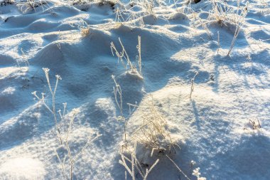 Alan kar, arka plan, kış doku
