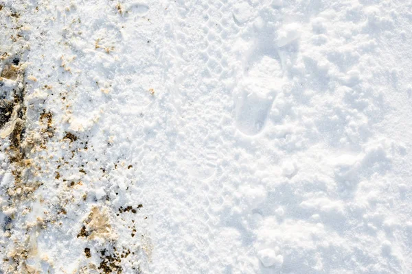 Texture blanche, fond de neige — Photo