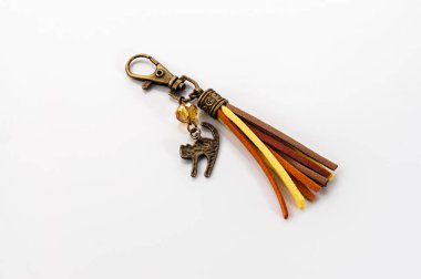 Beyaz bir arka plan üzerinde izole Anahtarlık