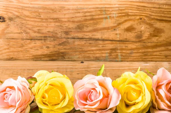Bouquet Roses Fond Pour Fête Des Mères — Photo