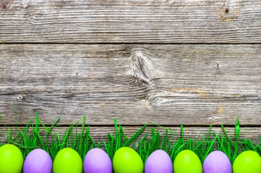 Boyalı yumurta, Paskalya arka plan, Bahar şenlikli dekorasyon