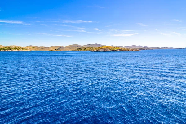 Croatian Coast Adriatic Sea Croatia Rocky Islands Blue Sea Mediterranean — Stock Photo, Image