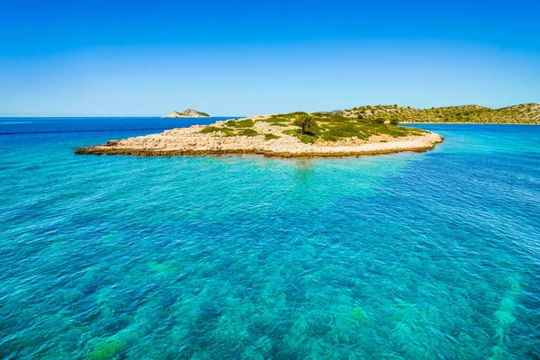 Paradise Island Sea Mediterranean Landscape Adriatic Sea Turquoise Crystal Clear — Stock Photo, Image