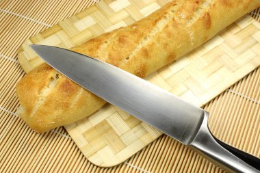 Bir tablo üzerinde Fransız baget