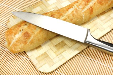 Bir tablo üzerinde Fransız baget