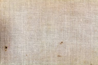 Eski tekstil doku closeup Kirli lekeler ile. Arka plan