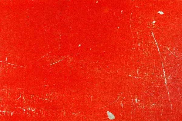 Vieille texture de papier rouge avec des rayures et des taches. Contexte abstrait — Photo
