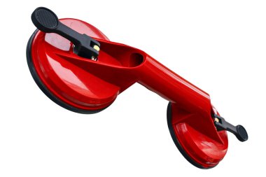 Beyaz bir arka plan üzerinde izole cam ulaşım için enayi
