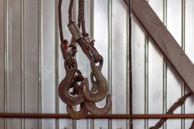 Genel gider vinç kanca closeup derleme atölye