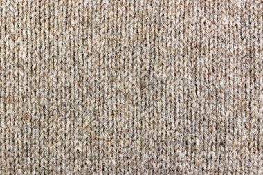 Lama yün closeup örme dokusuna. Doğal yün kumaş arka plan