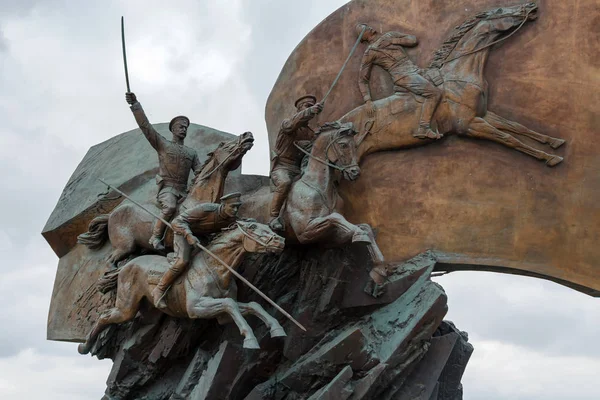 Moskova, Rusya - 22 Mart 2018: Anıtı zafer Parkı Birinci Dünya Savaşı Kahramanları — Stok fotoğraf