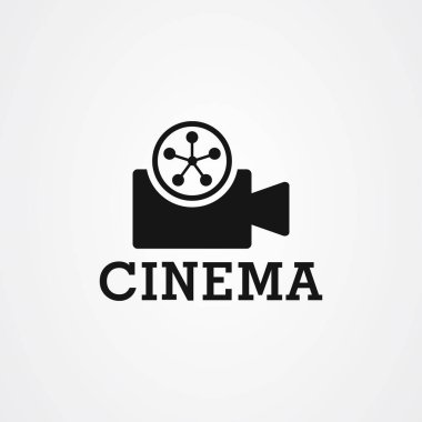 Film ve film simgesi logo vektörü