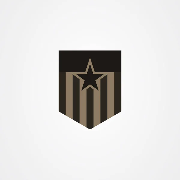 Icono de insignia diseño de vectores para militares — Vector de stock