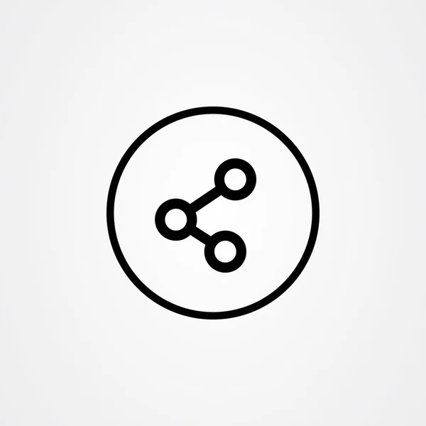 Compartir icono de diseño de vectores, publicar símbolo . — Vector de stock