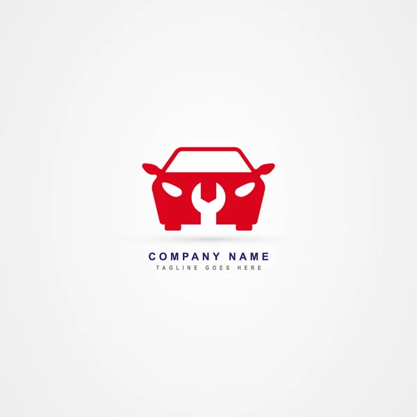 Icono de servicio de coche logo vector plantilla — Vector de stock