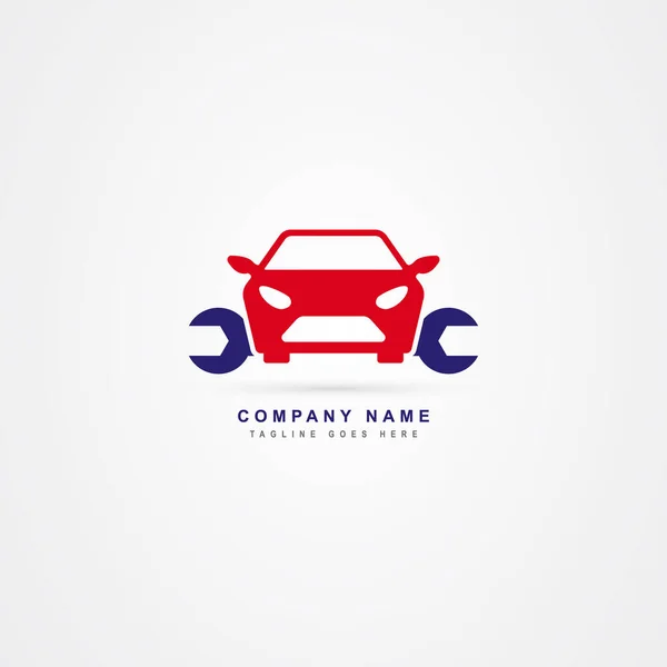 Araba servisi simge logo vektör şablonu — Stok Vektör