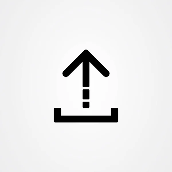 Upload icon vector design template. — ストックベクタ