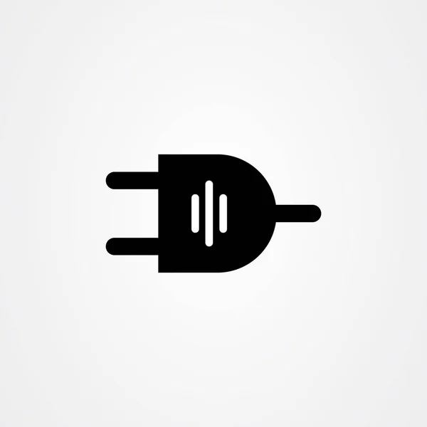 Elektrisk plug ikon vektor design. — Stock vektor