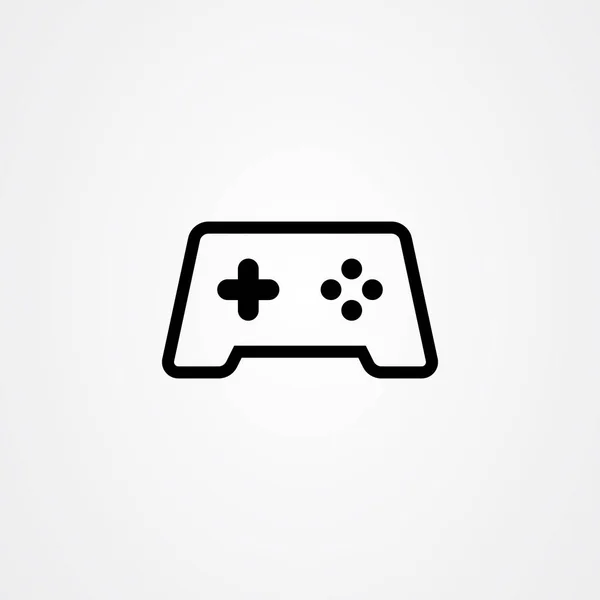 Game pictogram logo vector ontwerp — Stockvector