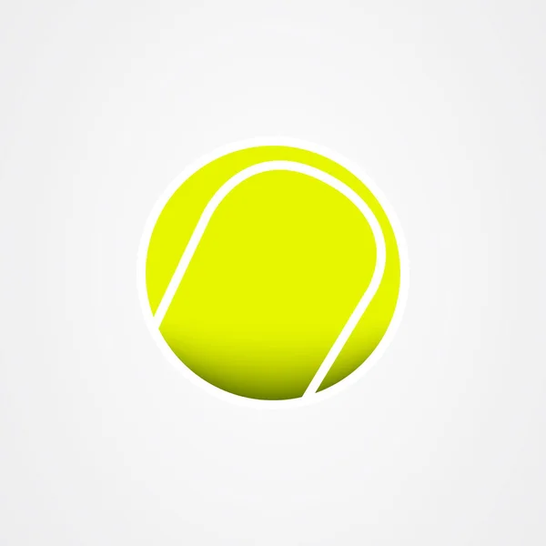 Logo icône de tennis design vectoriel — Image vectorielle