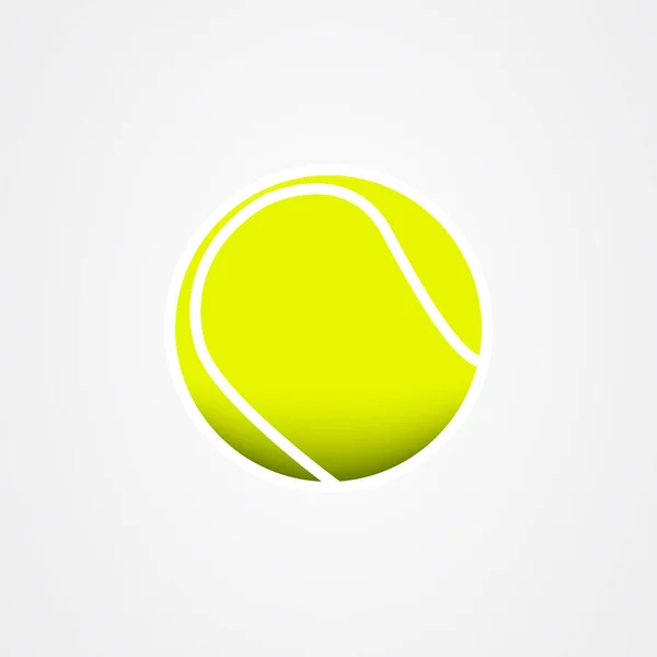 Logo icône de tennis design vectoriel — Image vectorielle