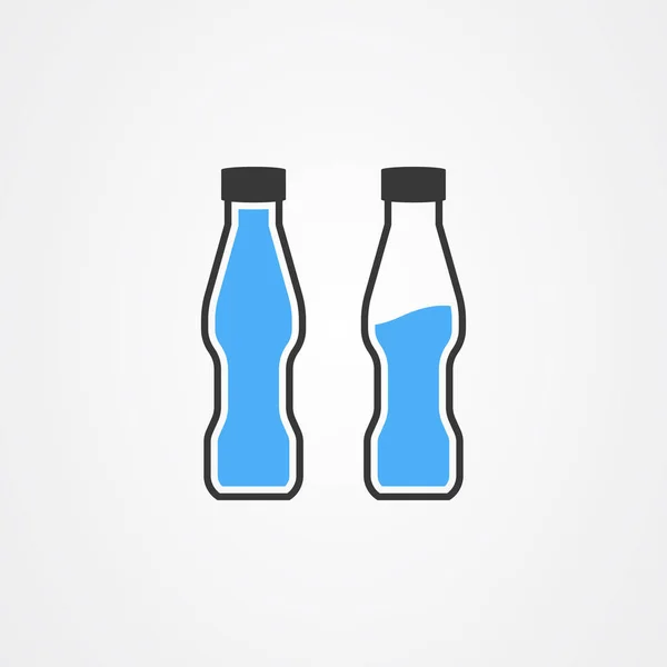 Flasche Symbol Logo Vektor-Design — Stockvektor
