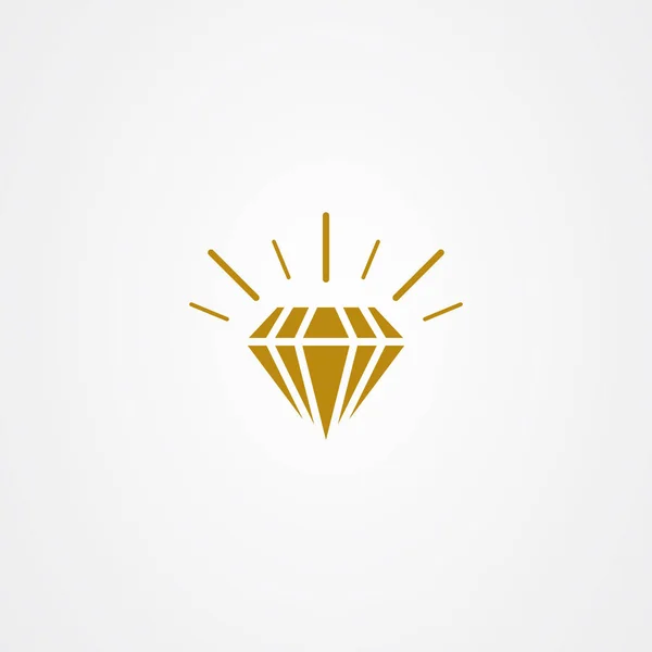 Векторный дизайн логотипа Diamond — стоковый вектор
