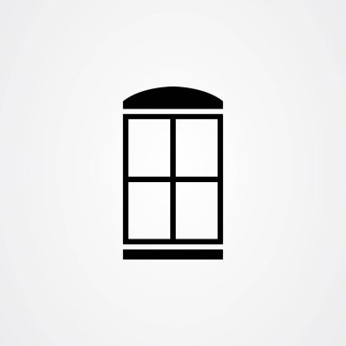 Pencere simgesi vektör tasarımı