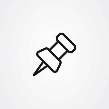 Pin simgesine düz stil olarak bas