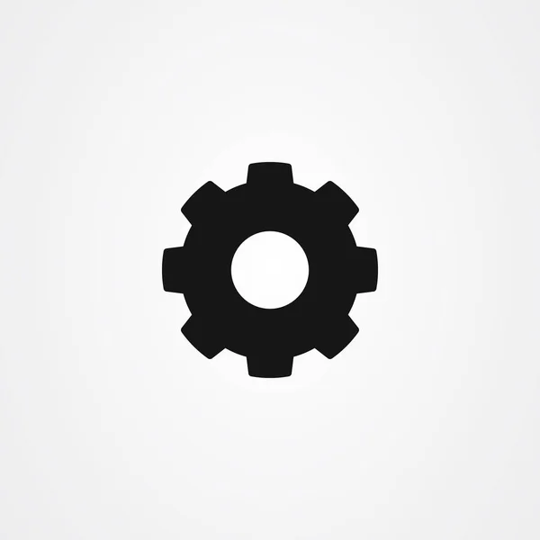 Setting icon vector design, gear symbol. — Stock Vector