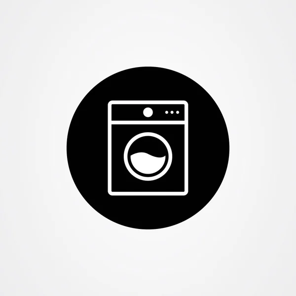 Washing machine icon logo vector design — Stock Vector