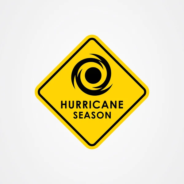 Hurricane season flat vector illustration. — Stock Vector