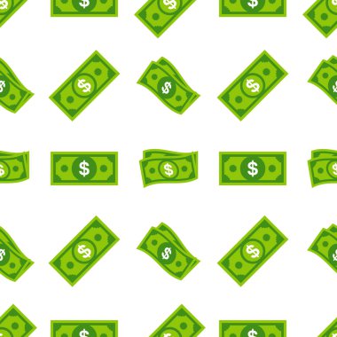 Para ikonu ile kusursuz desen. Tekstil, duvar kağıdı, arkaplan ve ambalaj kağıdı için kullanılabilir.