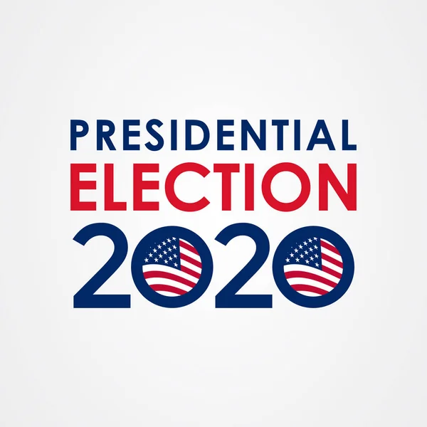 Banner de votación presidencial de los Estados Unidos de América 2020. — Archivo Imágenes Vectoriales