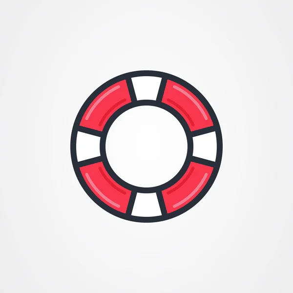 Векторная иллюстрация логотипа Lifebuoy — стоковый вектор