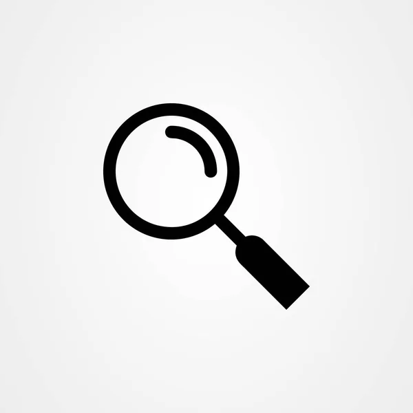 Magnifying glass icon. search symbol vector. — Stock Vector