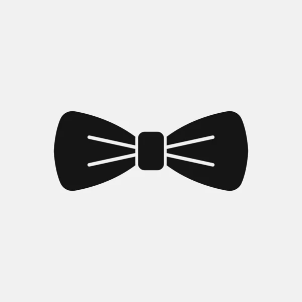 Дизайн Логотипу Іконки Краватки Бантами Проста Плоска Векторна Ілюстрація — стоковий вектор