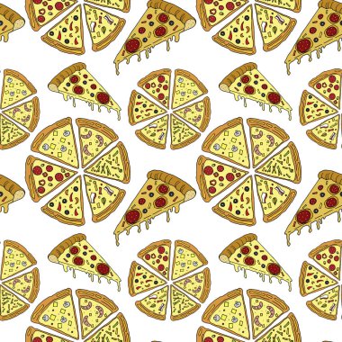 Pizza model, peynir, pizzacı