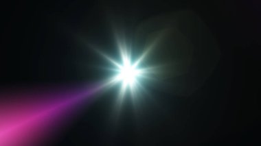 Gerçekçi objektif mercek parlamaları, ışık sızıntıları, bindirmeleri.