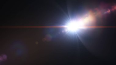 Gerçekçi objektif mercek parlamaları, ışık sızıntıları, bindirmeleri.