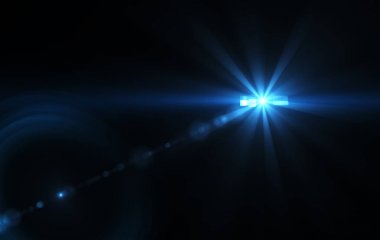 Dijital özel ışık efektleri siyah arka plan, soyut Len flare tarihinde fişekleri.